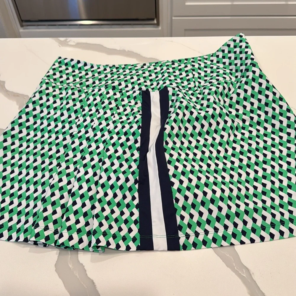 Kinona Green and White Golf Skort for Athletic Wear XL - Picture 6 of 8